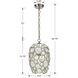 Palla 1 Light 8.5 inch Antique Silver Mini Pendant Ceiling Light