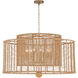 Jayna 12 Light 42.75 inch Burnished Silver Chandelier Ceiling Light