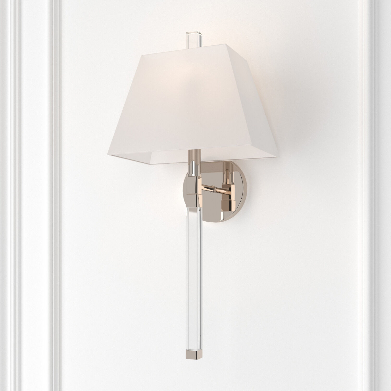 Renee Bath Sconce Wall Light in Polished Nickel