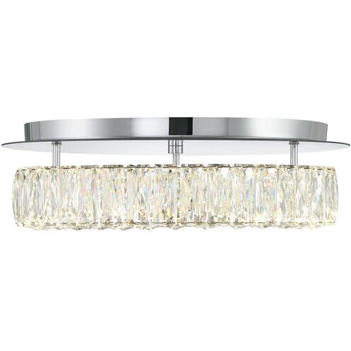 Kinsley 1 Light 18 inch Polished Chrome Flush Mount Ceiling Light