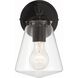 Voss Bath Sconce Wall Light in Matte Black