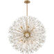 Adley 12 Light 34 inch Aged Brass Chandelier Ceiling Light