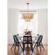 Addis 9 Light 22 inch Aged Brass Chandelier Ceiling Light in Tronchi Glass Amber