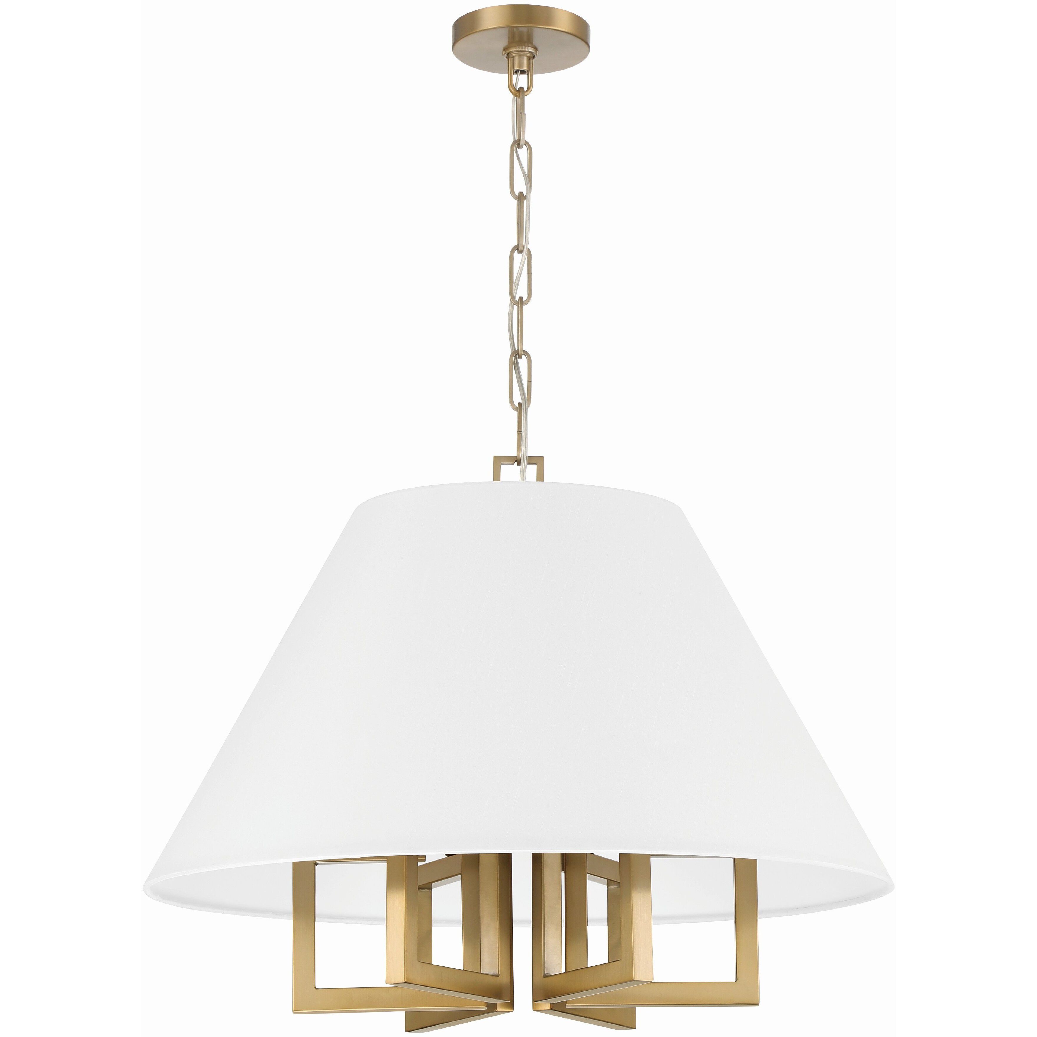 Westwood 6 Light 24 inch Vibrant Gold Chandelier Ceiling Light