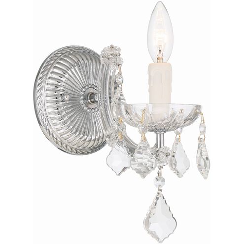 Maria Theresa 1 Light 6 inch Polished Chrome Sconce Wall Light in Clear Hand Cut