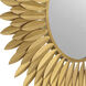 Broche 24 X 24 inch Antique Gold Mirror