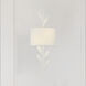 Broche Wall Sconce Wall Light in Matte White