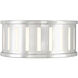 Kendal 2 Light 9.5 inch Polished Nickel Flush Ceiling Light