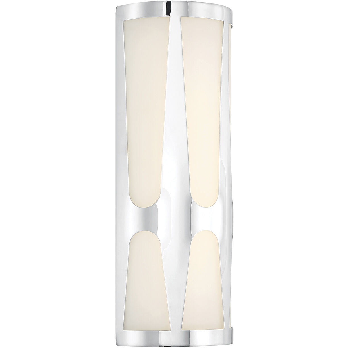 Royston Bath Sconce Wall Light in Polished Chrome