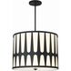 Royston 5 Light 24 inch Black Chandelier Ceiling Light