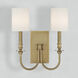 Lloyd Wall Sconce Wall Light in Aged Brass