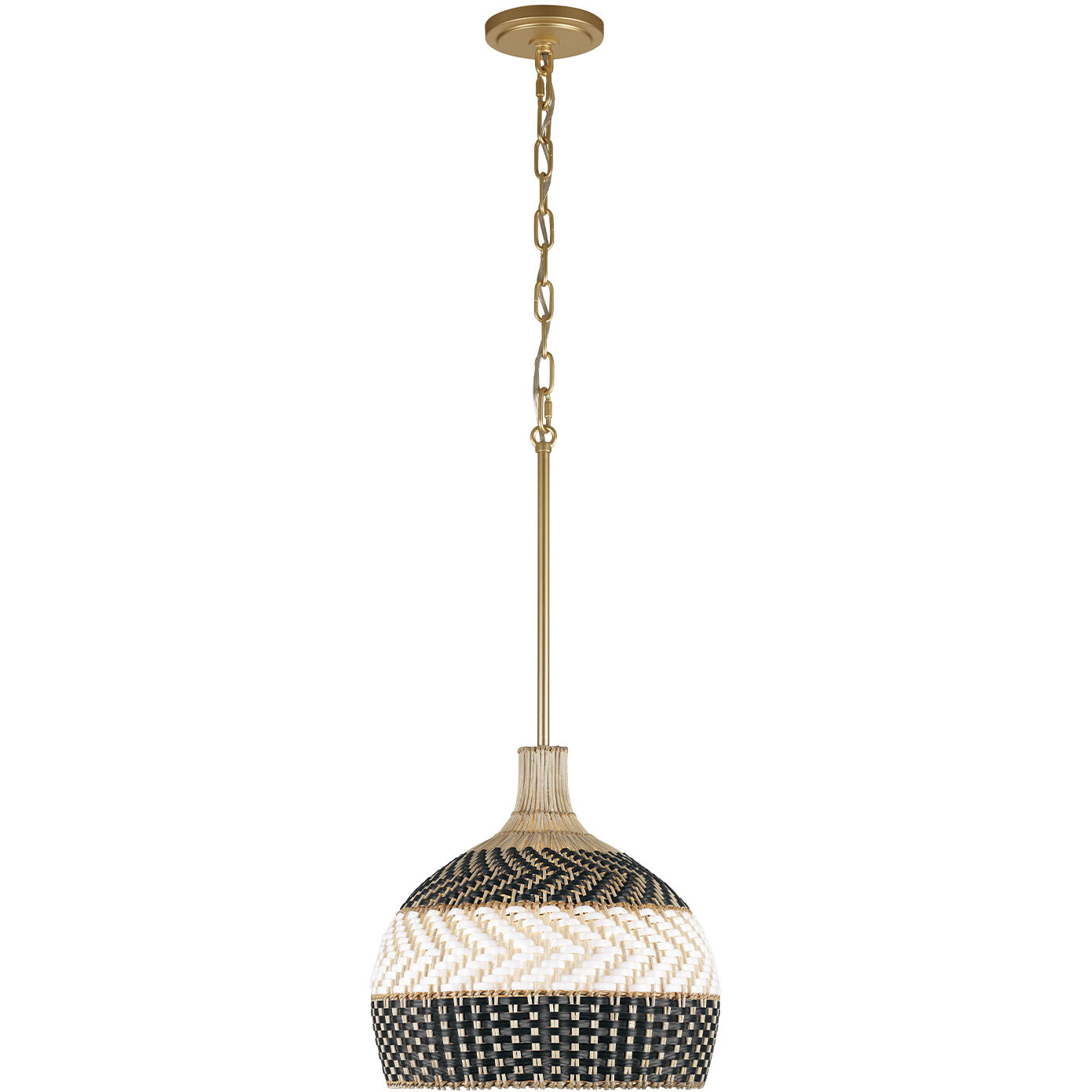 Zanzibar Pendant Ceiling Light in Soft Gold