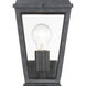 Dumont 1 Light 17.5 inch Graphite Outdoor Sconce