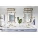 Jennings LED 24 inch Aged Brass Bathroom Vanity Light Wall Light