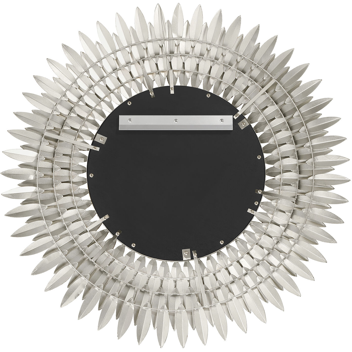 Broche 30 X 30 inch Antique Silver Mirror