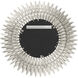 Broche 30 X 30 inch Antique Silver Wall Mirror