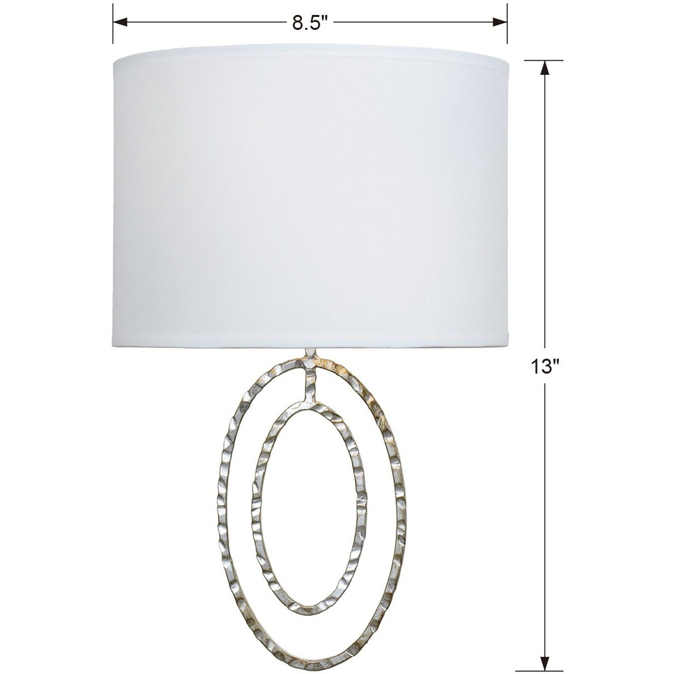 Layla 2 Light 8.5 inch Antique Silver Sconce Wall Light