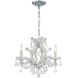 Maria Theresa 4 Light 16.5 inch Polished Chrome Mini Chandelier Ceiling Light in Clear Swarovski Strass