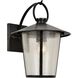 Andover 1 Light 11 inch Matte Black Outdoor Wall Mount