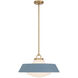 Xander 3 Light 20 inch Vibrant Gold Pendant Ceiling Light