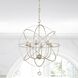 Solaris 6 Light 22.5 inch Olde Silver Chandelier Ceiling Light
