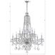 Traditional Crystal 12 Light 42 inch Polished Chrome Chandelier Ceiling Light