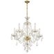 Candace 5 Light 25 inch Polished Brass Chandelier Ceiling Light in Clear Swarovski Strass