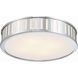 Kendal 4 Light 22.5 inch Polished Nickel Flush Ceiling Light
