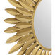 Broche 20 X 20 inch Antique Gold Mirror