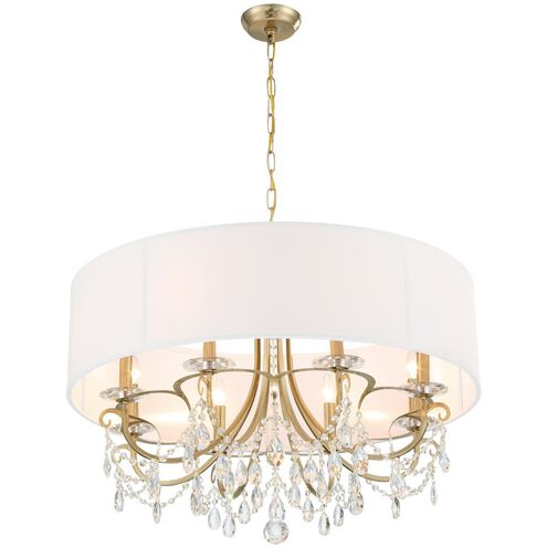 Othello 8 Light 32 inch Vibrant Gold Chandelier Ceiling Light
