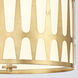 Royston 3 Light 15 inch Antique Gold Pendant Ceiling Light