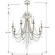 Arcadia 8 Light 26 inch Antique Silver Chandelier Ceiling Light