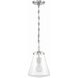 Voss 1 Light 8.25 inch Polished Nickel Mini Pendant Ceiling Light