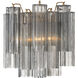 Addis 2 Light 14.5 inch Aged Brass Bath Vanity Light Wall Light in Smoke