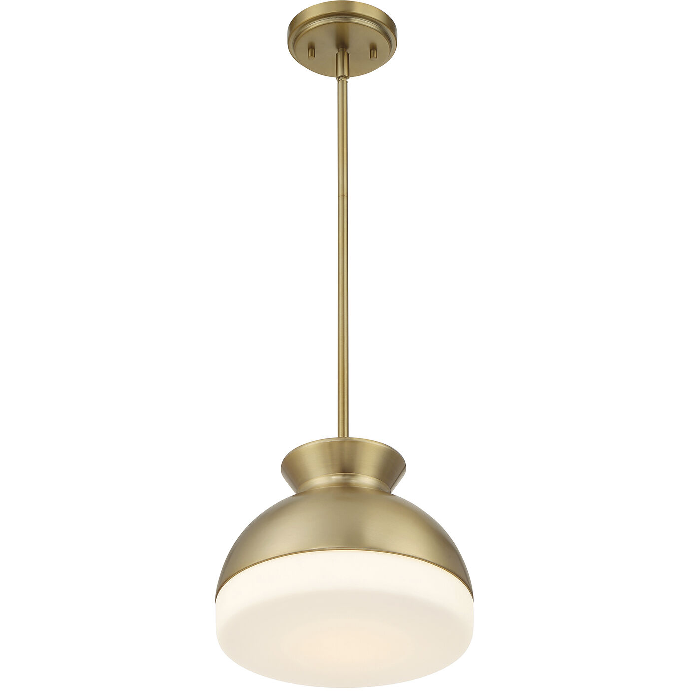 Gidget 1 Light 10.25 inch Vibrant Gold Mini Pendant Ceiling Light