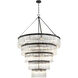 Emory 30 Light 48 inch Black Forged Chandelier Ceiling Light