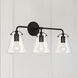 Voss Bath Vanity Light Wall Light in Matte Black