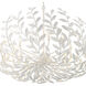Broche 12 Light 42 inch Matte White Chandelier Ceiling Light