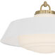 Xander 3 Light 20 inch Vibrant Gold Pendant Ceiling Light
