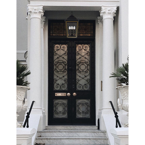 Hawkins 4 Light 12 inch Matte Black and Textured Gold Pendant Ceiling Light