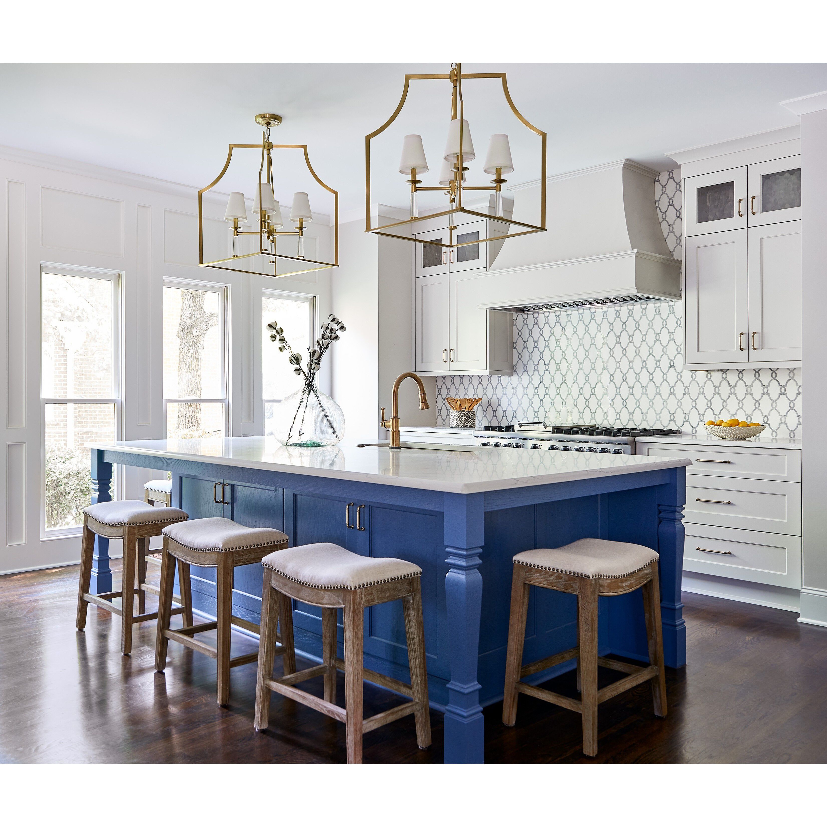 Baxter 4 Light 22 inch Aged Brass Chandelier Ceiling Light