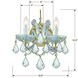 Maria Theresa Sconce Wall Light in Clear Spectra, Gold