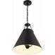 Xavier Pendant Ceiling Light in Matte Black