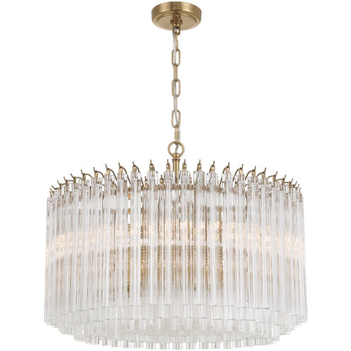 Lofton 7 Light 24 inch Aged Brass Chandelier Ceiling Light