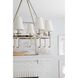 Baxter 8 Light 31.5 inch Polished Nickel Chandelier Ceiling Light