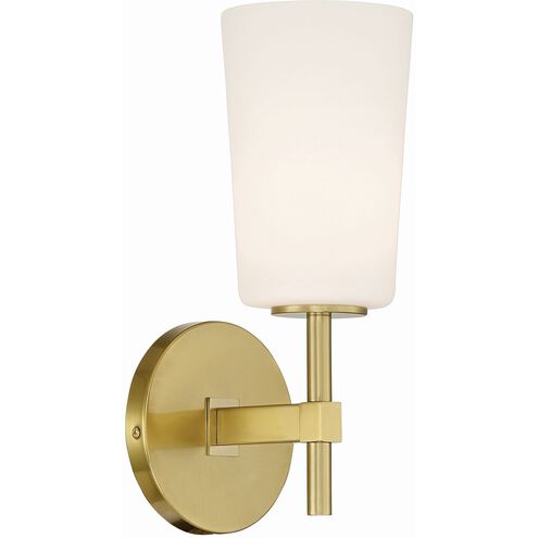Colton 1 Light 6.5 inch Aged Brass Bathroom Vanity Light Wall Light