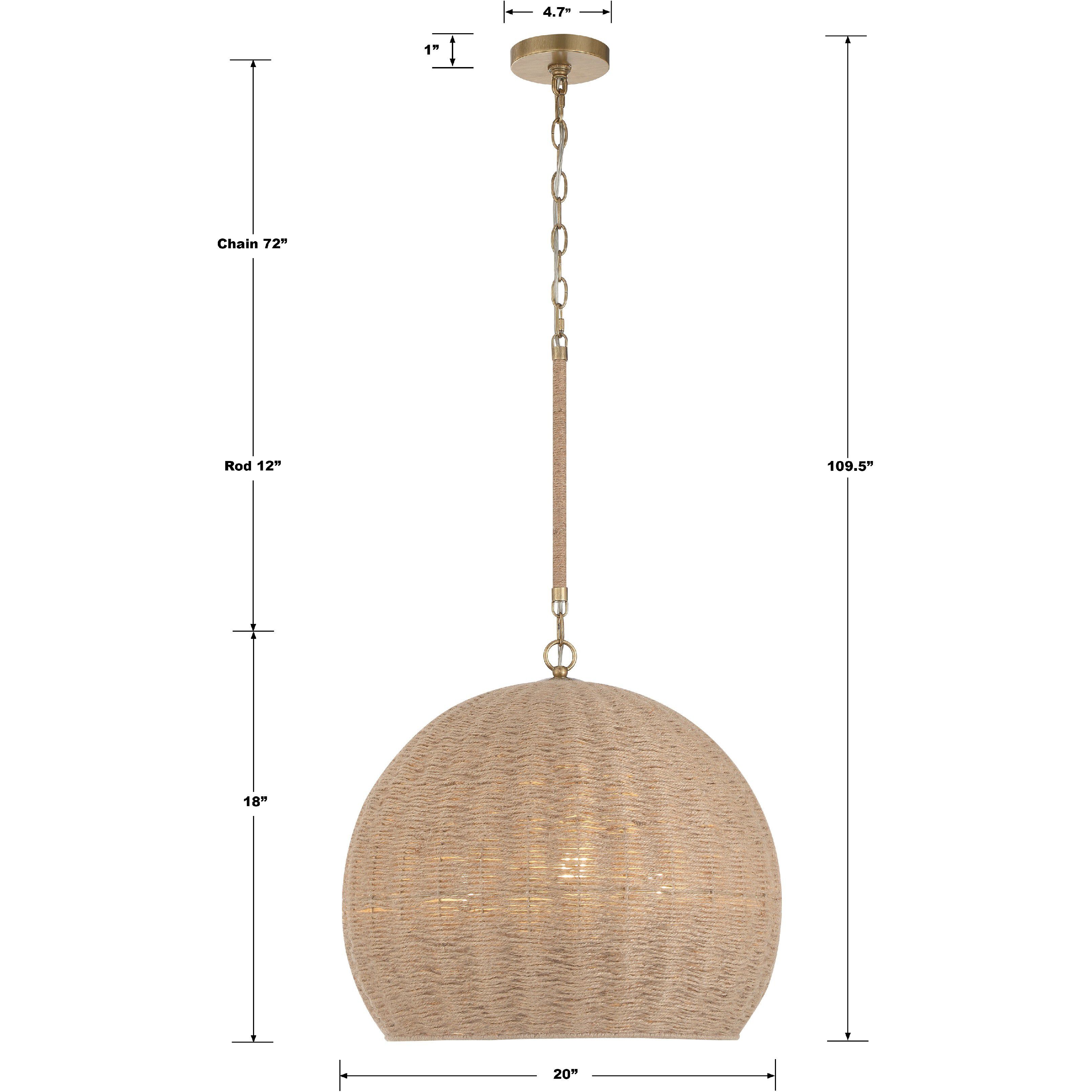 Jace 3 Light 20 inch Soft Gold Chandelier Ceiling Light