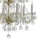 Traditional Crystal 12 Light 26.5 inch Polished Brass Chandelier Ceiling Light in Clear Spectra