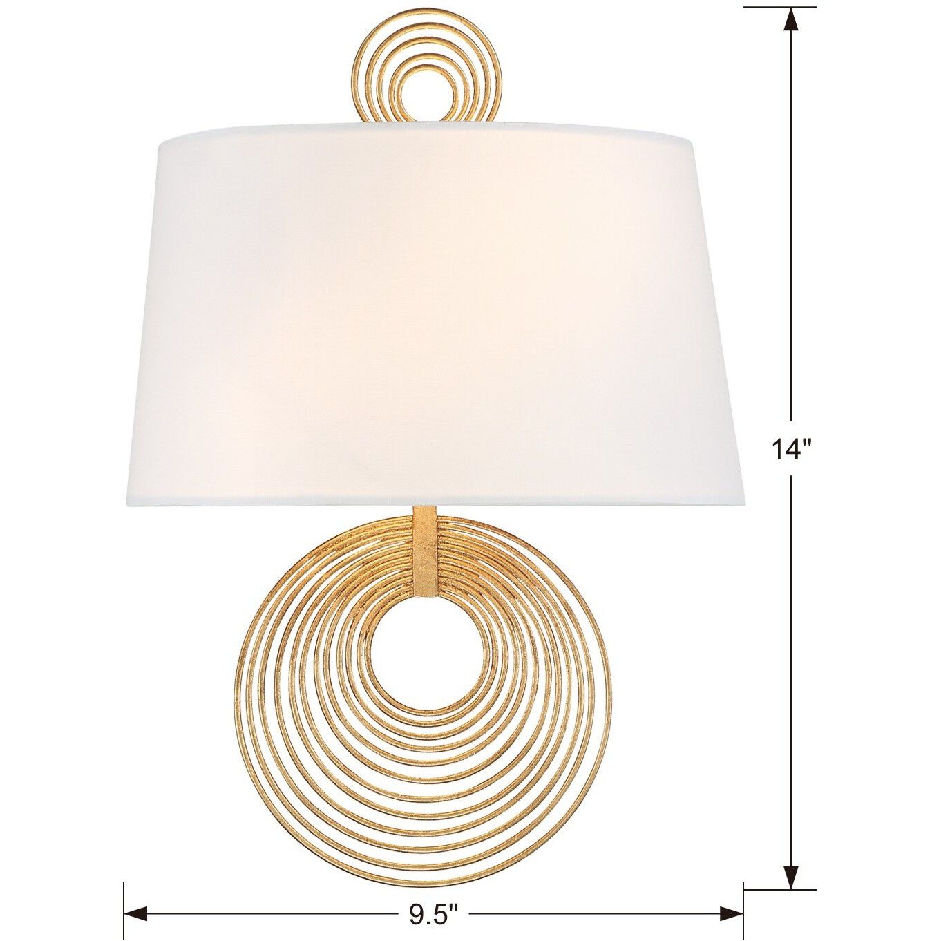 Doral Bath Wall Light in Renaissance Gold