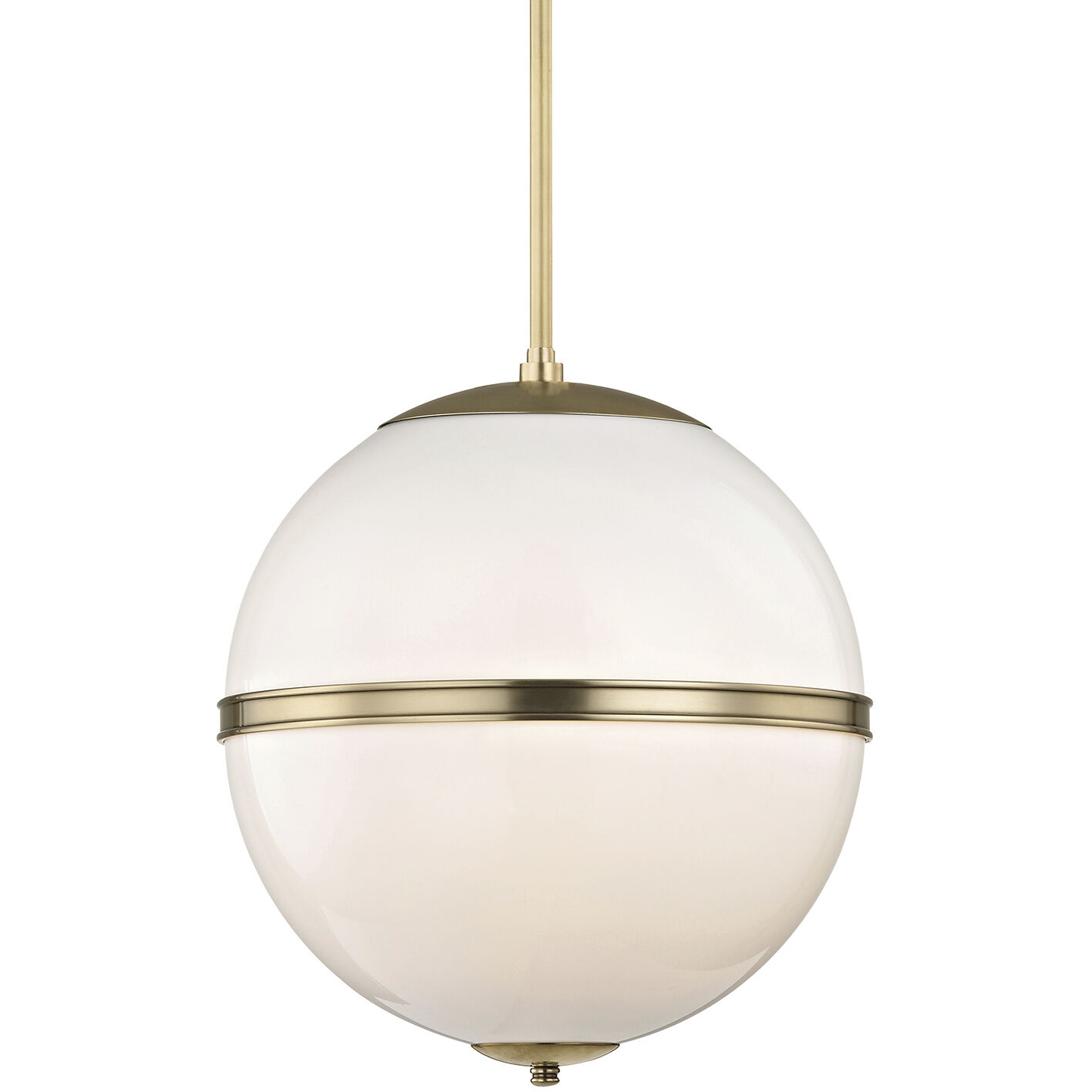 Truax Pendant Ceiling Light in Aged Brass